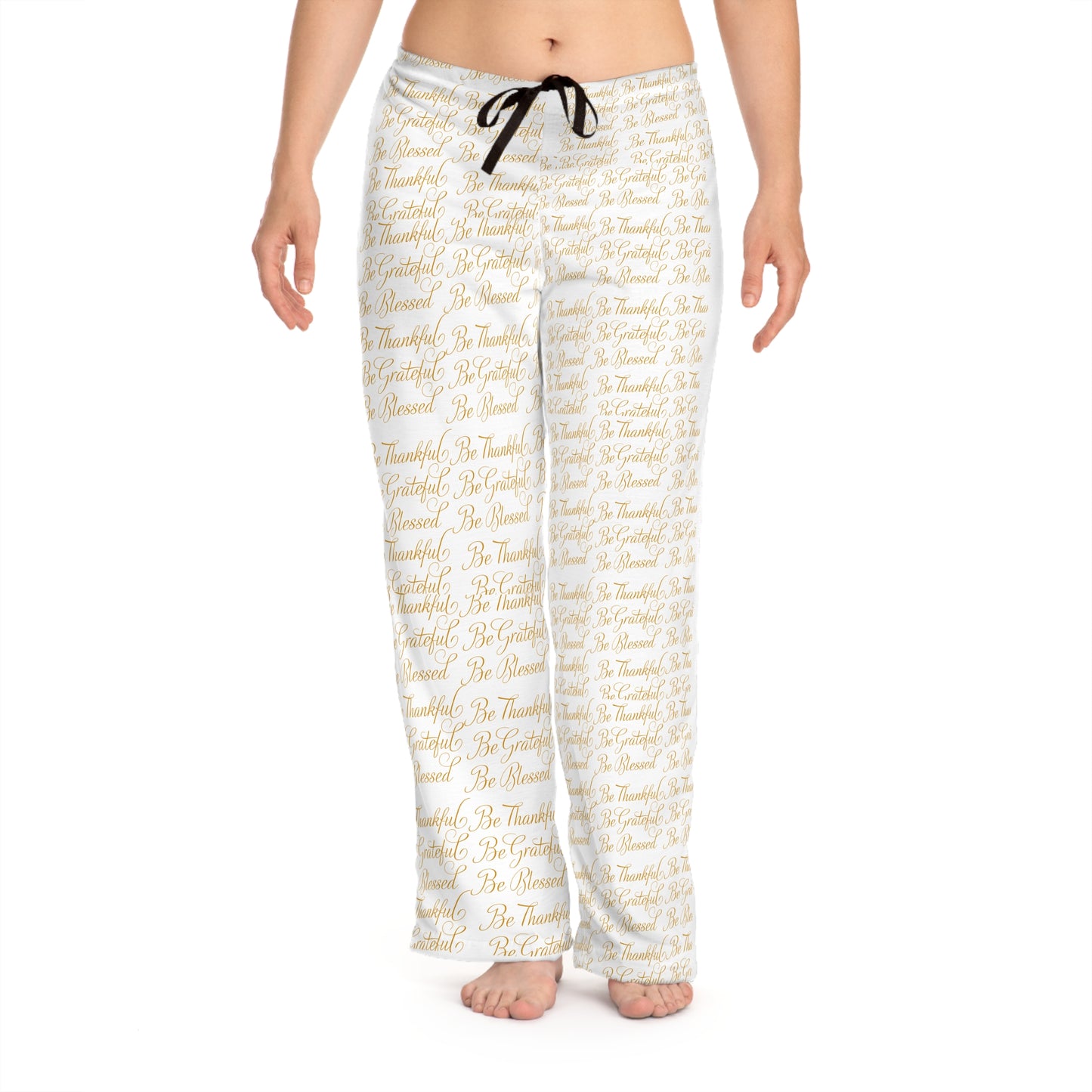 Be Thankful Women's Pajama Pants (AOP)