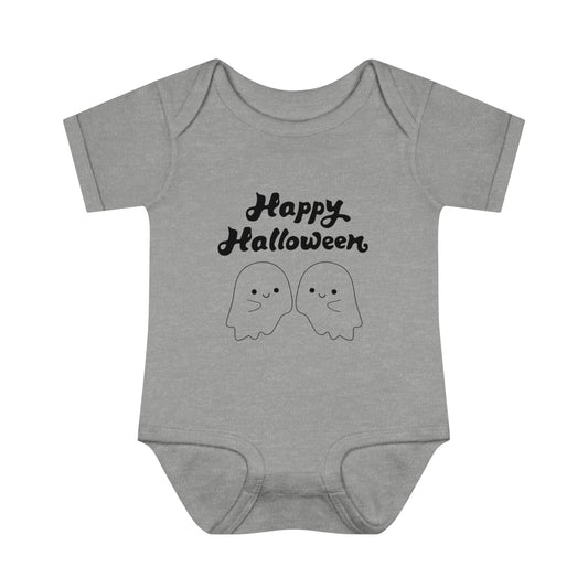 Happy Halloween Infant Baby Rib Bodysuit