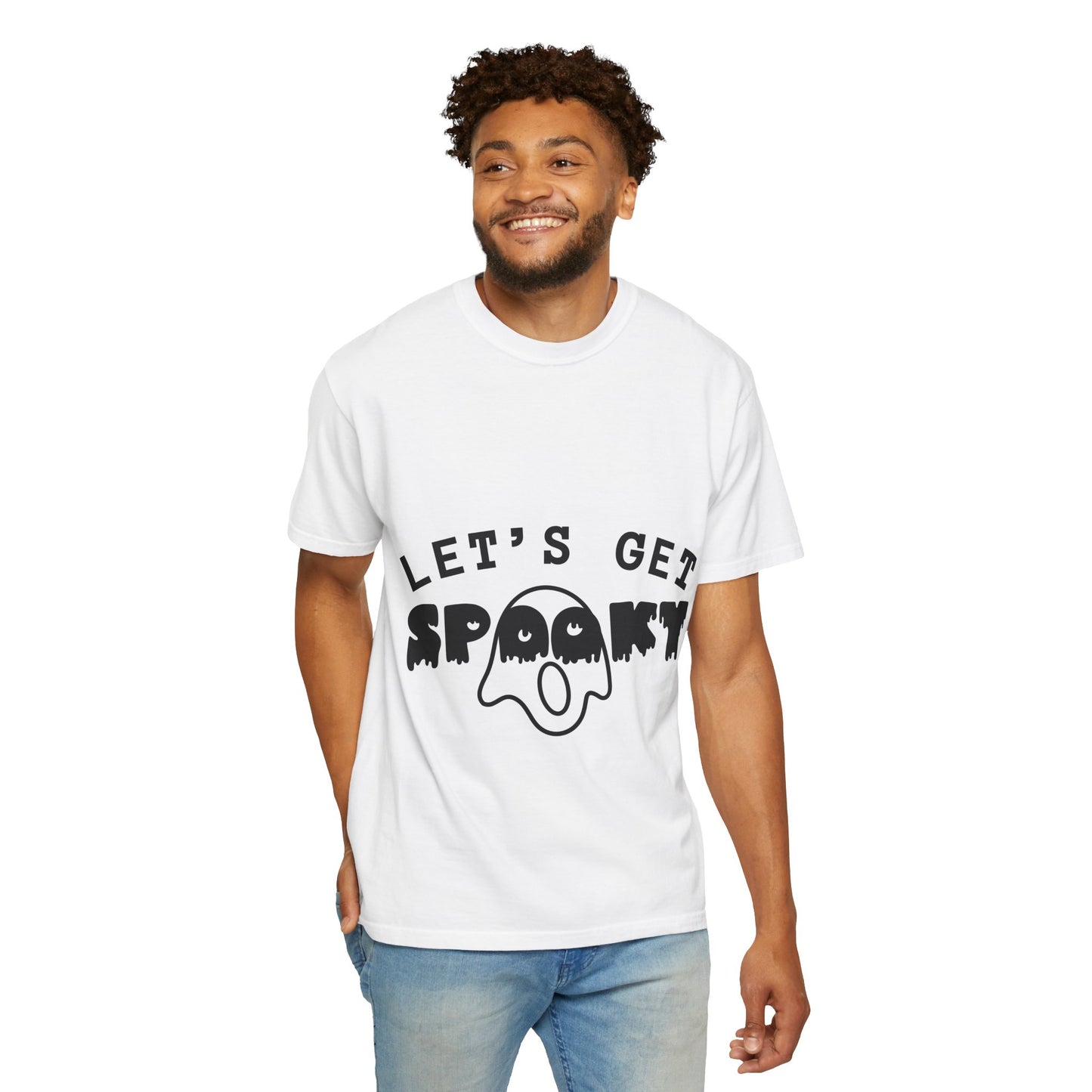 Lets Get Spooky Unisex Garment-Dyed T-shirt