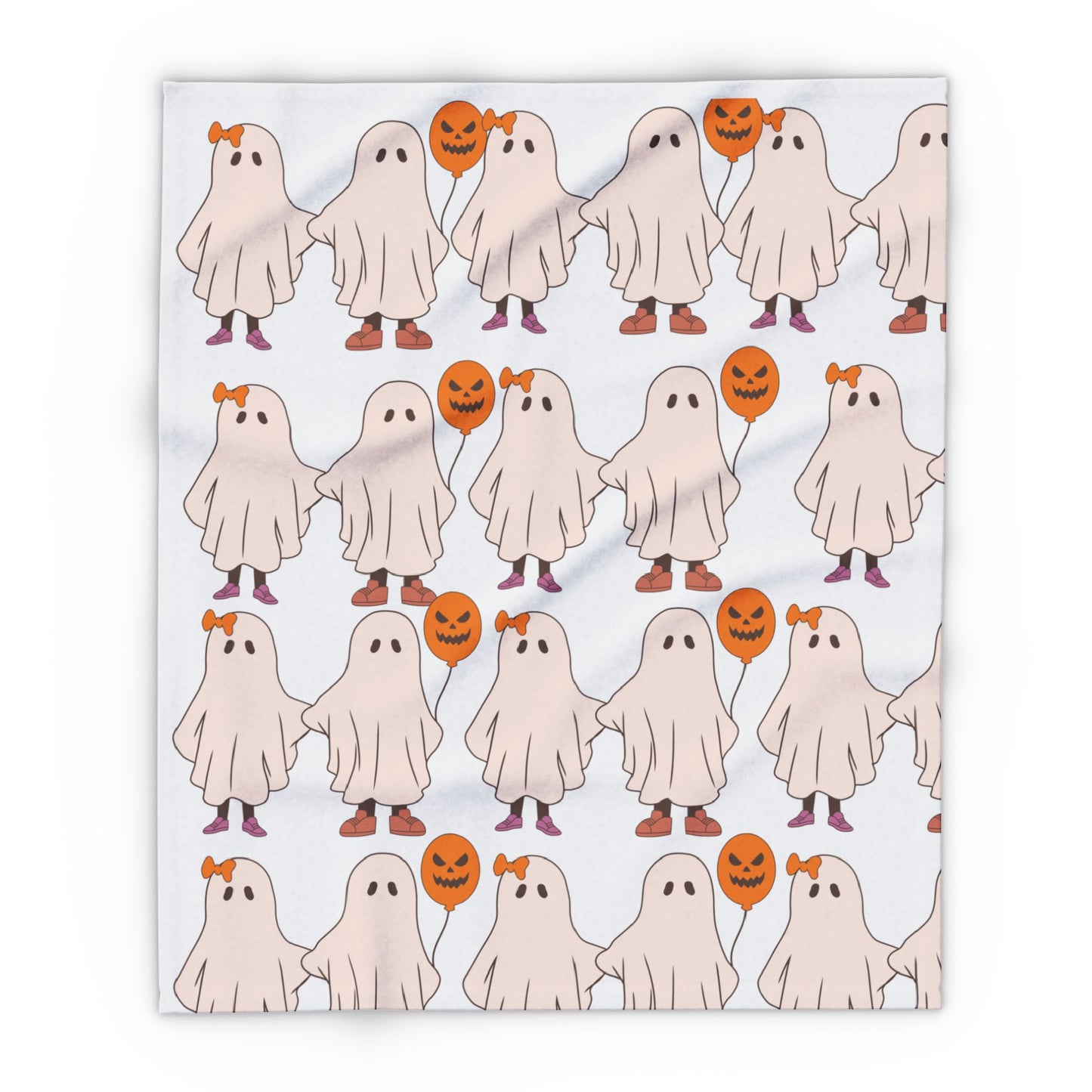 Ghost Friend Fleece Blanket