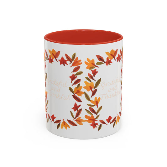 Thanksgiving Accent Coffee Mug (11, 15oz)