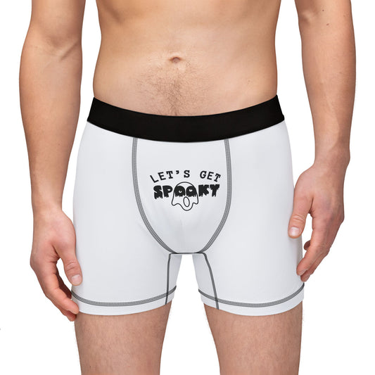 Lets Get Spooky Men's Boxers (AOP)