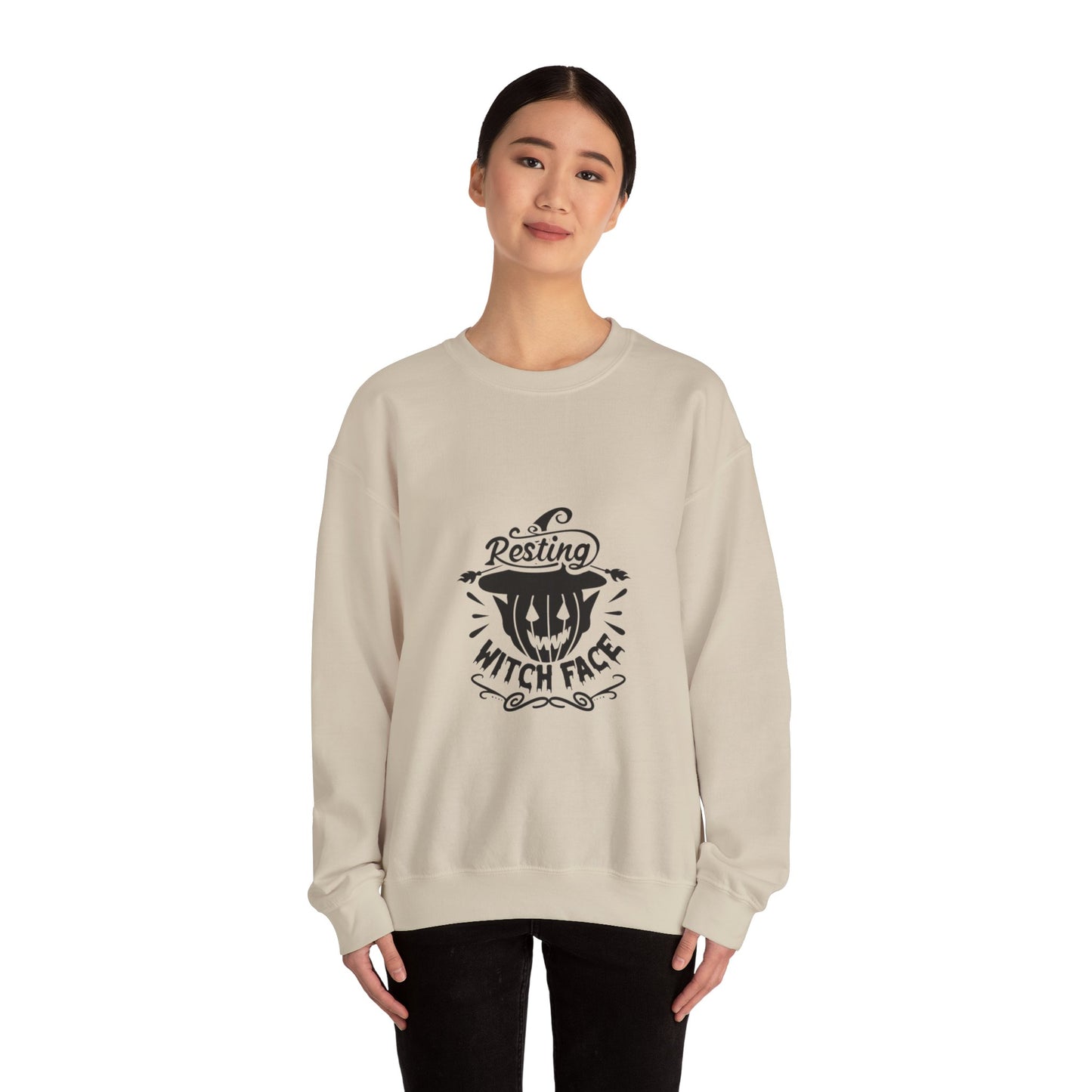 Resting "Witch" Face Crewneck Sweatshirt