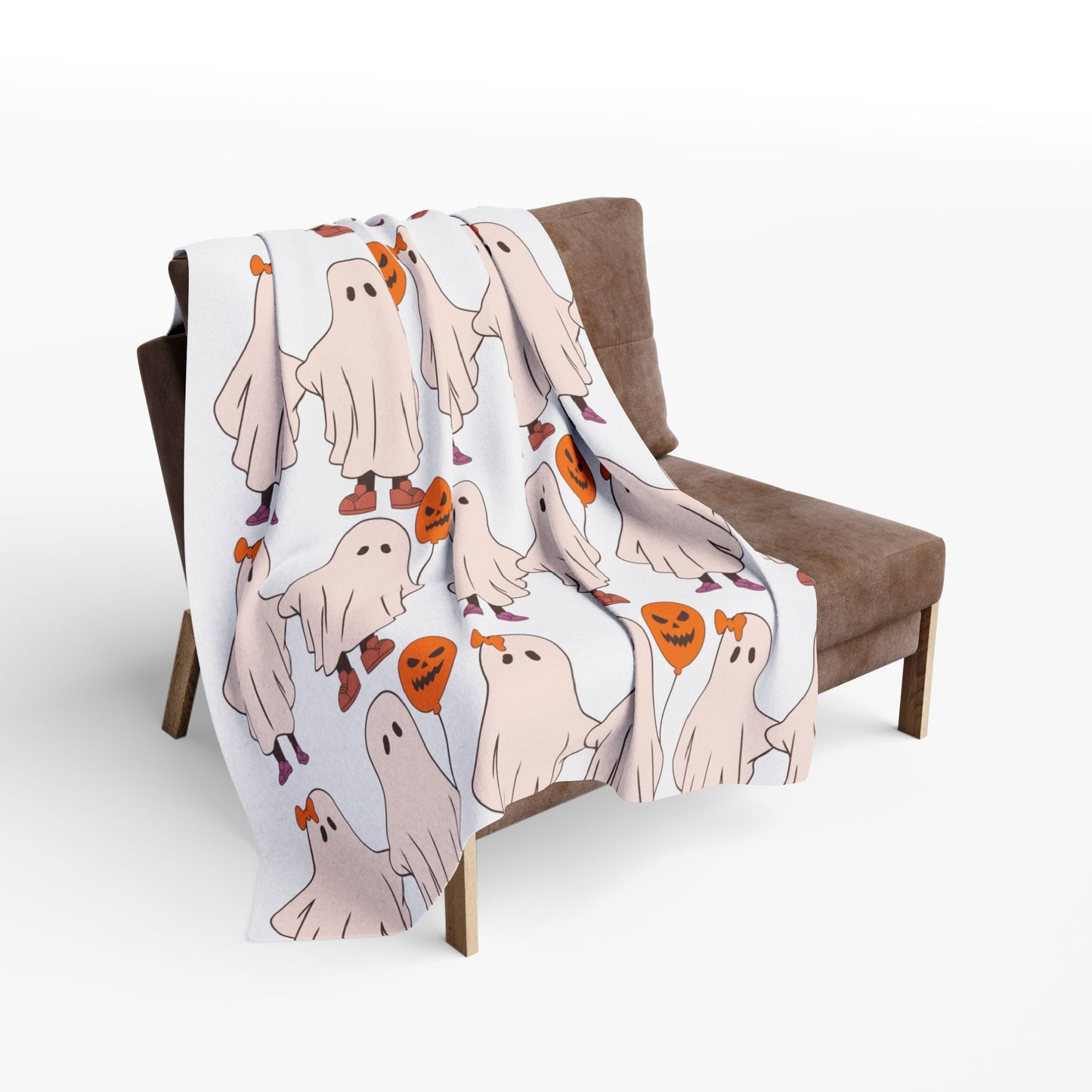 Ghost Friend Fleece Blanket