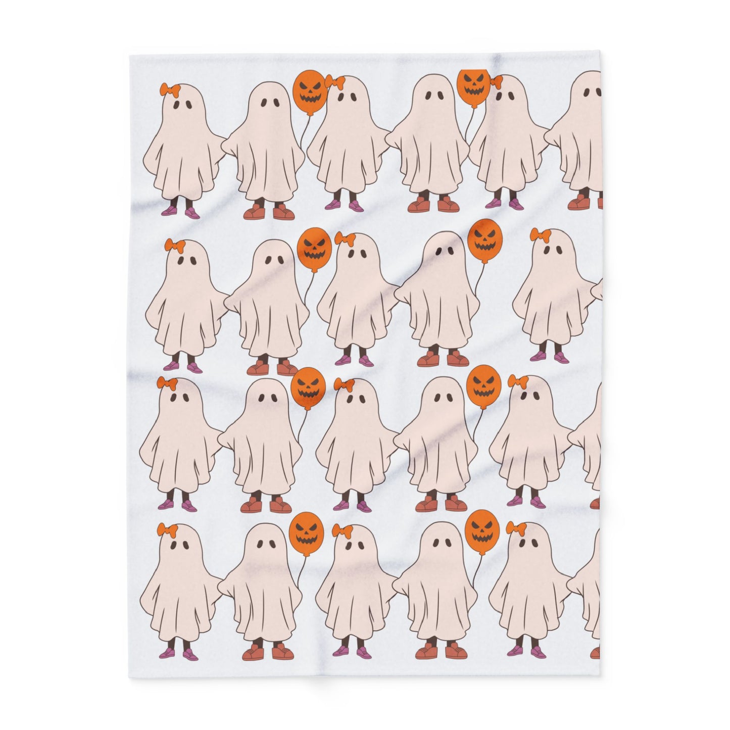 Ghost Friend Fleece Blanket