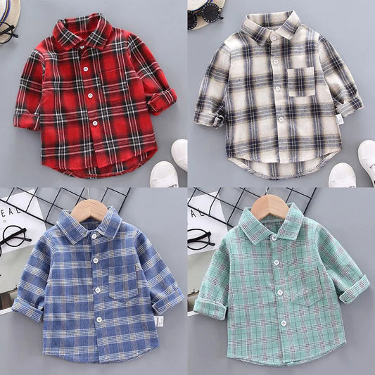 Kids Casual Shirt Outerwear